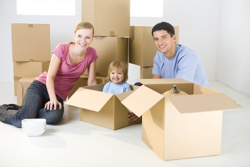 Preparation and packing for a man and van move in West Hampstead