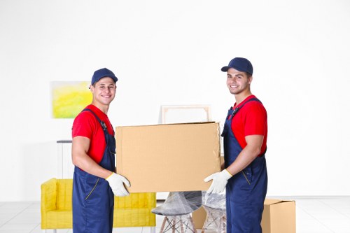 Removal van for a home move in West Hampstead