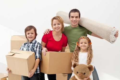 Booking and confirmation details for a UK removals service