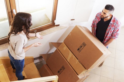 Prepared moving truck for a West Hampstead relocation