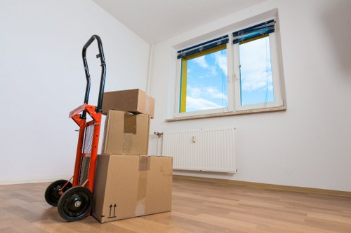 Low-carbon van used for a greener local move in West Hampstead